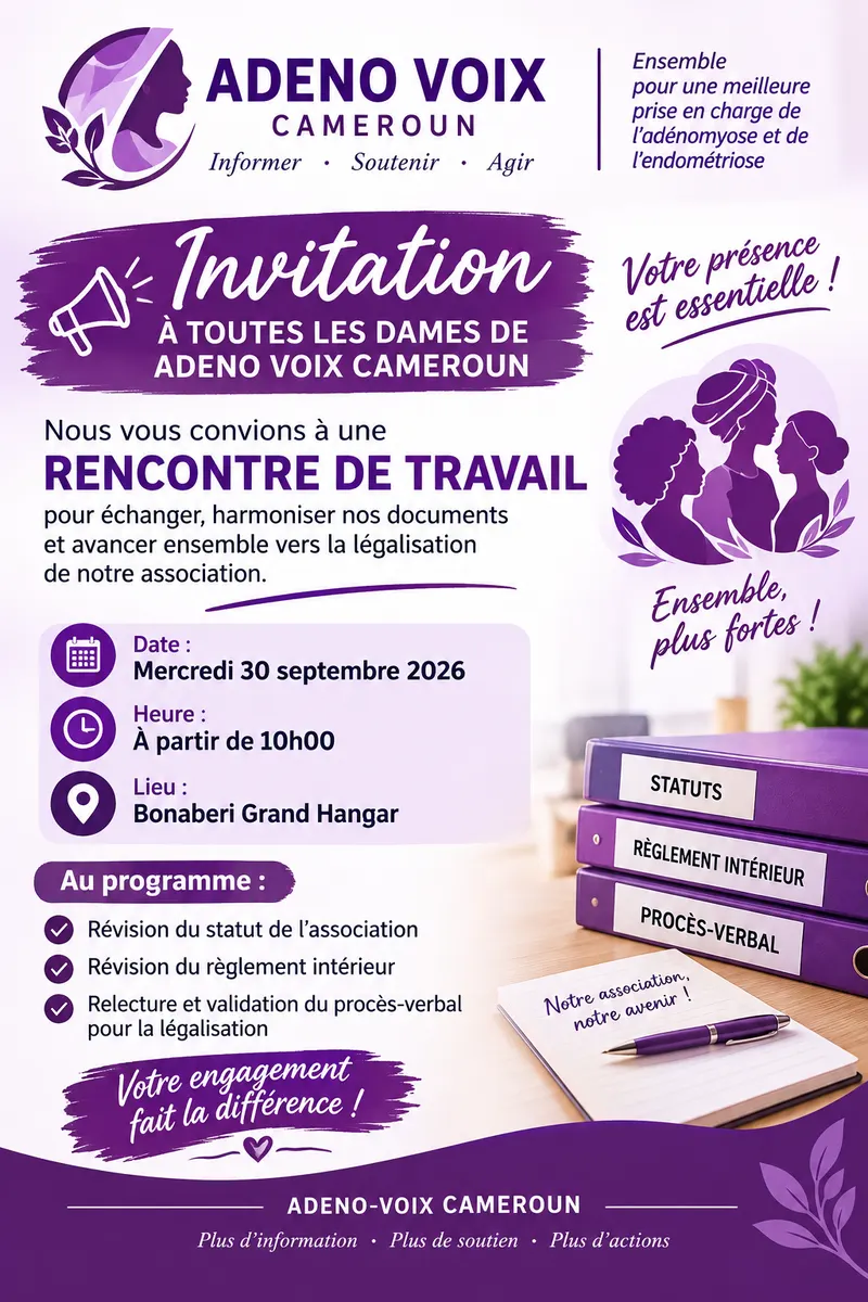 Affiche : invitation à la rencontre de travail du 30 septembre 2026